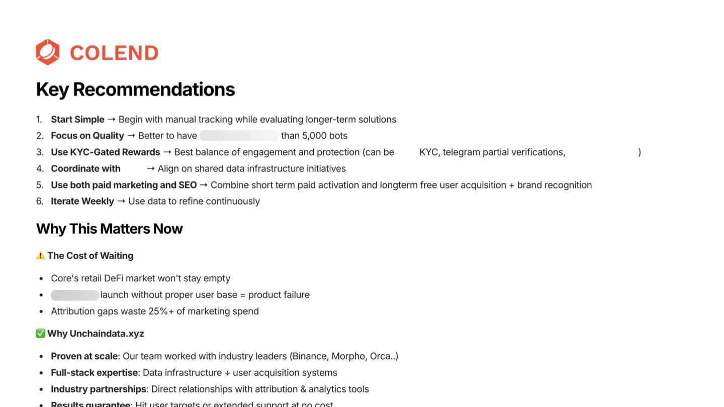 Key recommendations from Colend Protocol audit