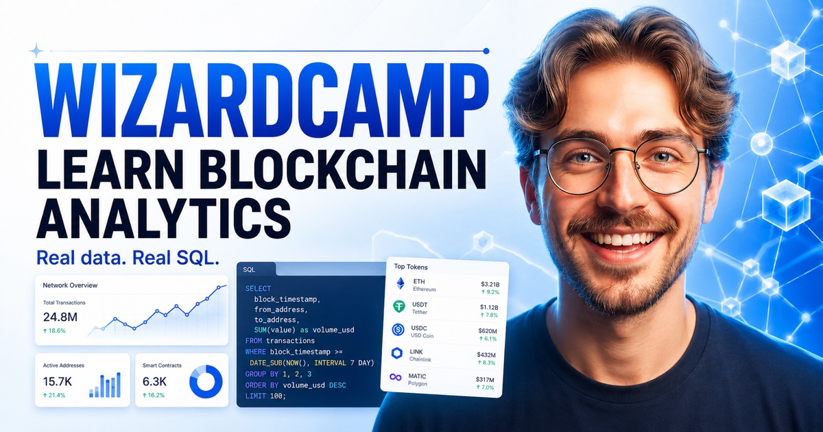 Learn Onchain SQL: Inside WizardCamp, a Blockchain Analytics SQL Course